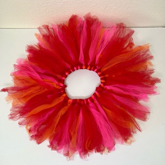 Handmade Full Tutu Sz 4-8 Ballerina Dance Ballet Play Costume Stretch Waist - Picture 3 of 12